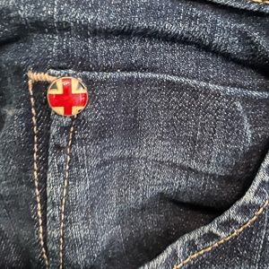 Hudson jeans. Size 29. Low waist. Cropped and cuffed.